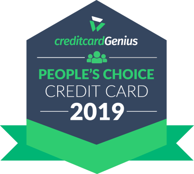 People's choice credit card in Canada for 2019 award seal