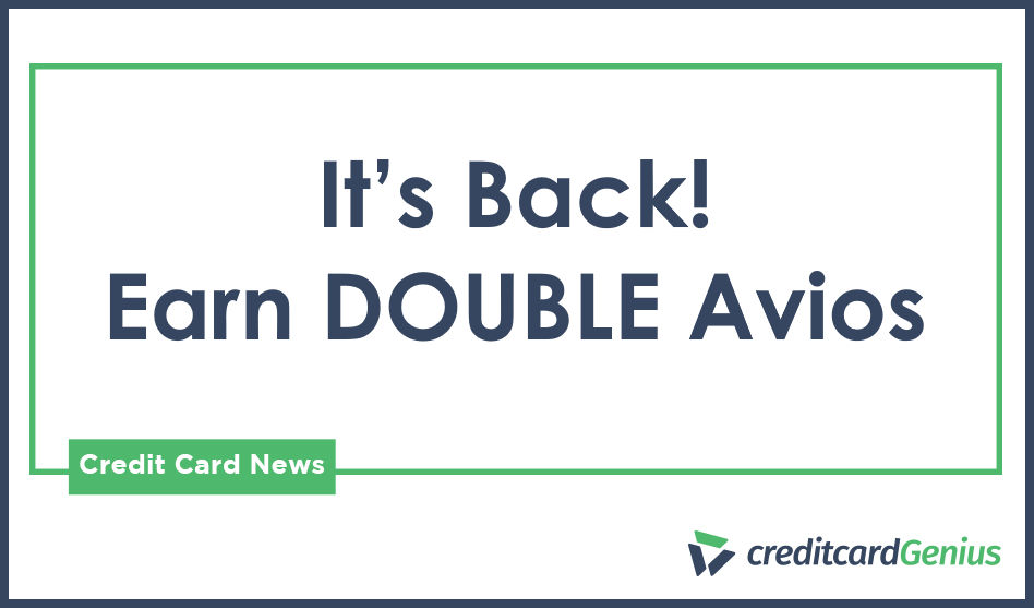 It's Back! Earn DOUBLE Avios