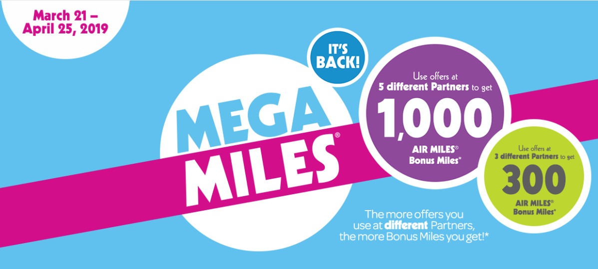 Air Miles MEGA Miles promotion