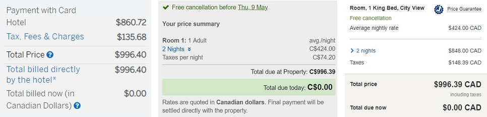 Amex travel hotel booking – Douglas Autograph Collection in Vancouver