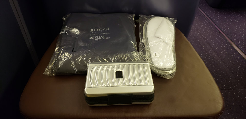 Thai Airways amenities kit