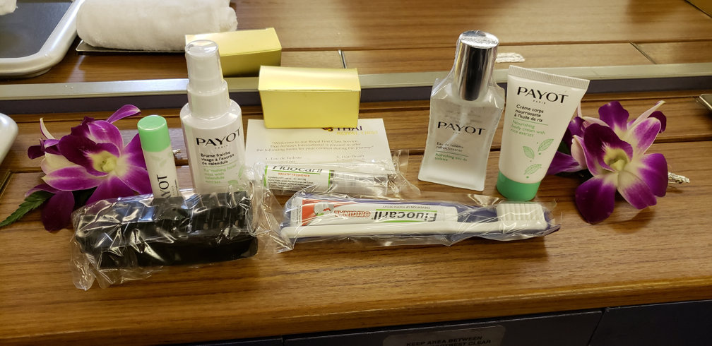 Thai Airways amenities kit products