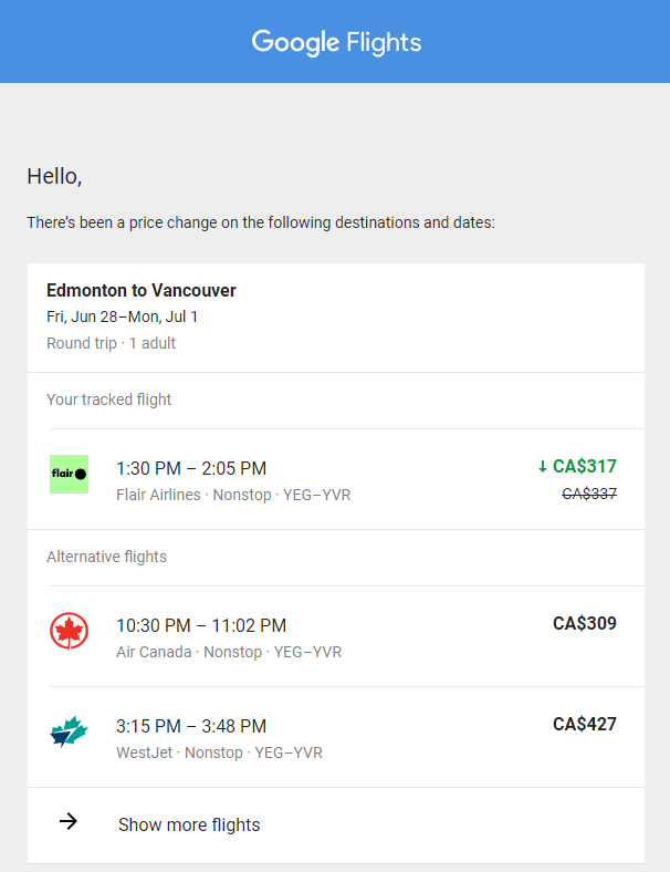 Google Flights Canada How To Score The Best Flight Deal