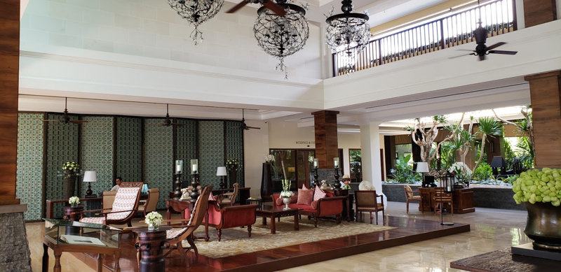 St Regis Bali resort lobby