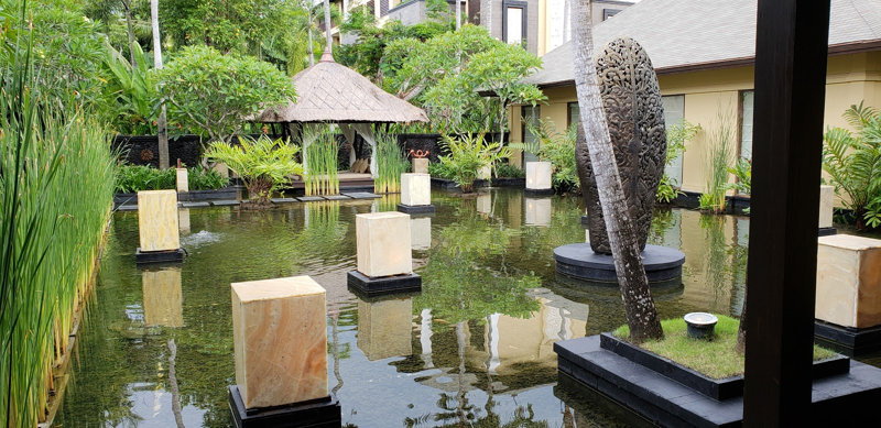 St Regis Bali spa buildings