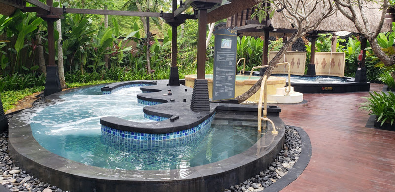 St Regis Bali spa pools