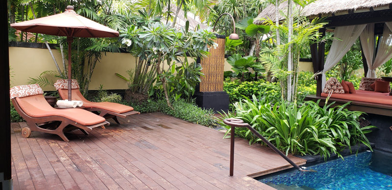 St Regis Gardenia Villa deck