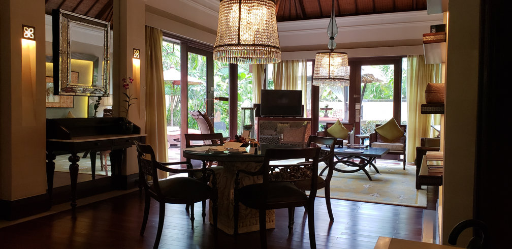 St Regis Gardenia Villa lounge area