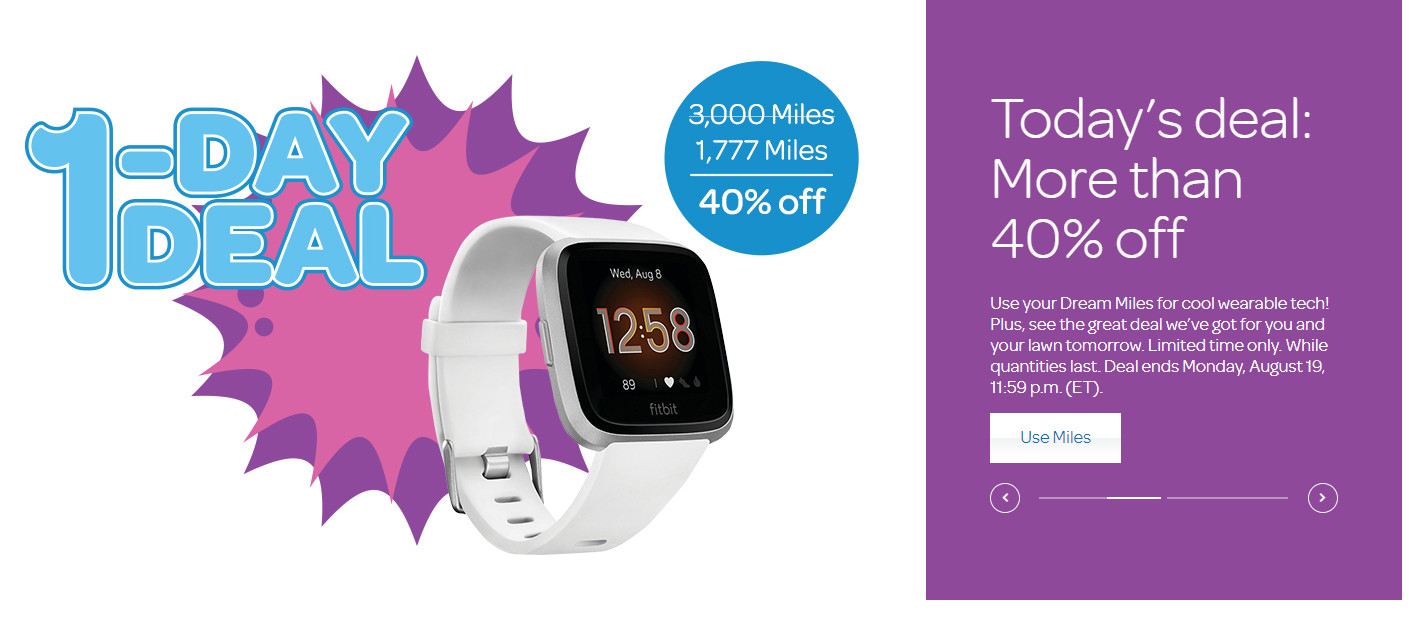 AIR MILES Onyx example merchandise deal