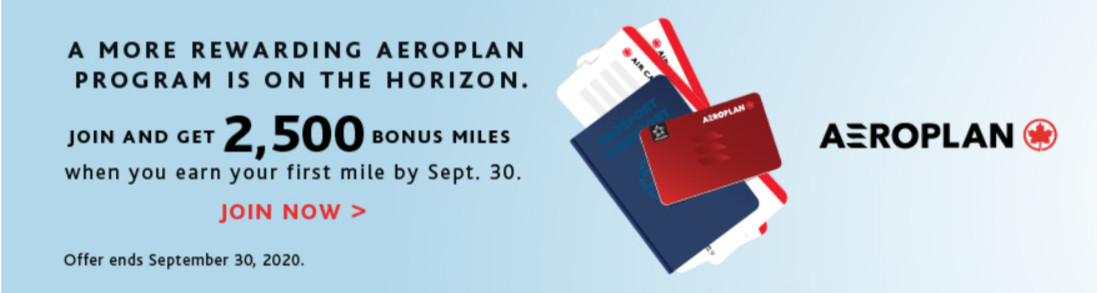 Don’t Collect Aeroplan Yet? Here’s An Easy 2,500 Aeroplan Miles To Get ...