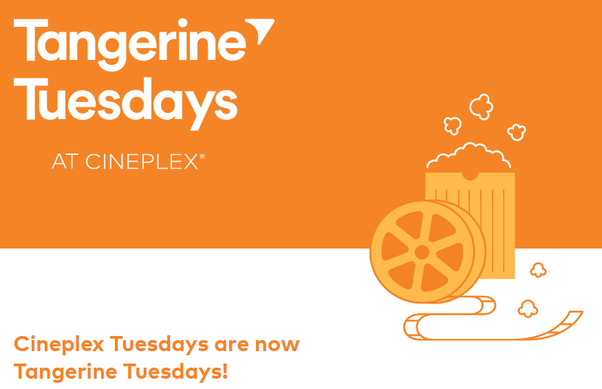 Cineplex Tangerine Tuesdays