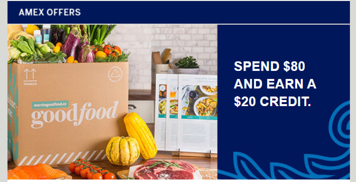 Amex Good Food offer