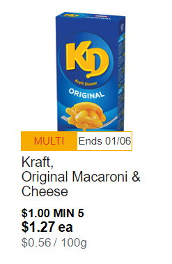 No Frills Multi-Buy Deals
