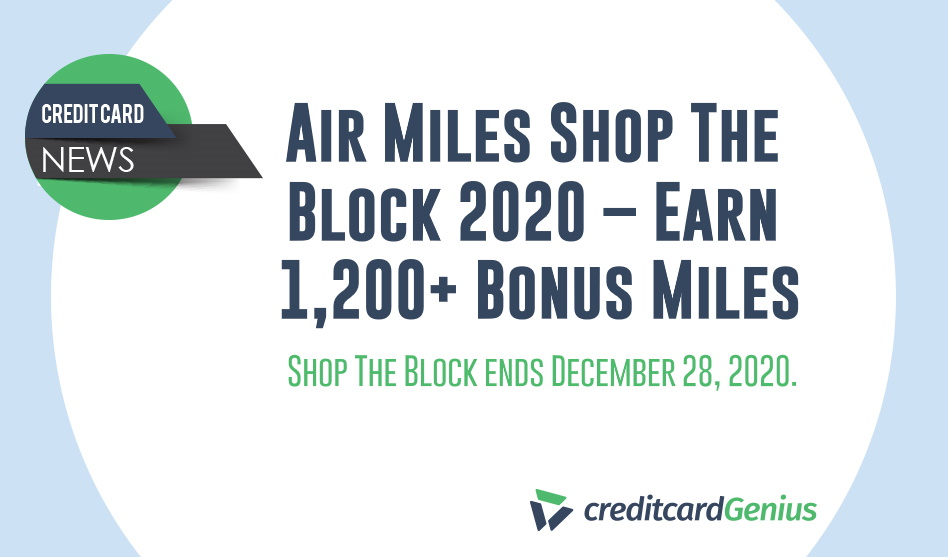 Air Miles Shop The Block 2020 – Earn 1,200+ Bonus Miles