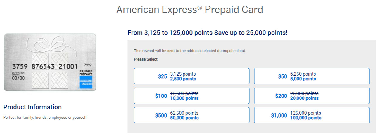 American Express Prepaid Card