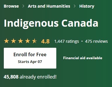 Coursera free enrollment button