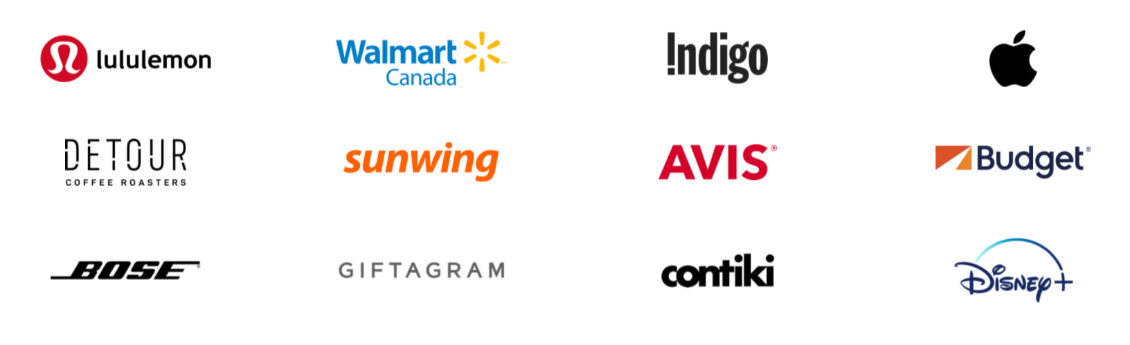 Assortment of Brim Financial Rewards Partners