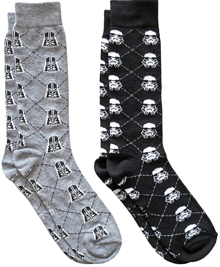 Argyle Printed Star Wars Socks