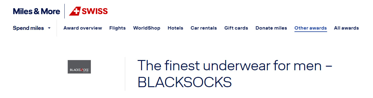 Miles And More Sock Subscription