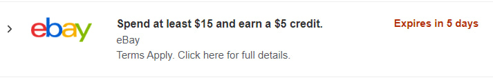 eBay Amex Offer