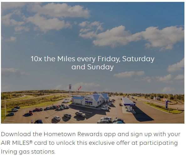 Bonus Air Miles with Irving Hometown Rewards
