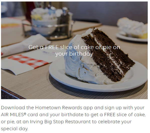 Free dessert with Irving Hometown Rewards