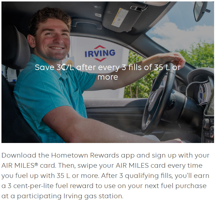 Fuel savings with Irving Hometown Rewards