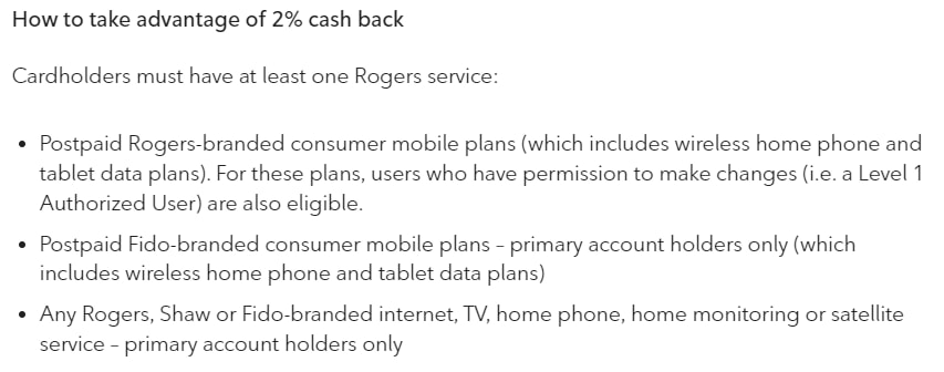 Definition of Rogers services