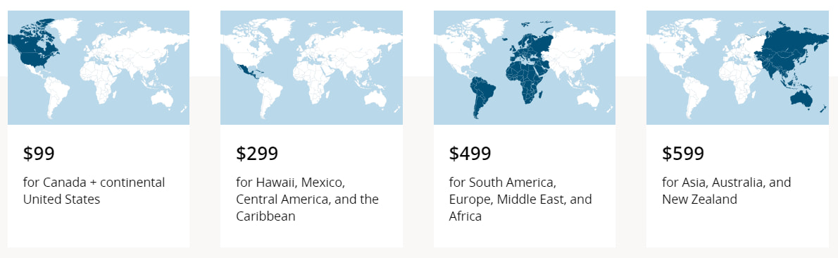 Air Canada companion class fees