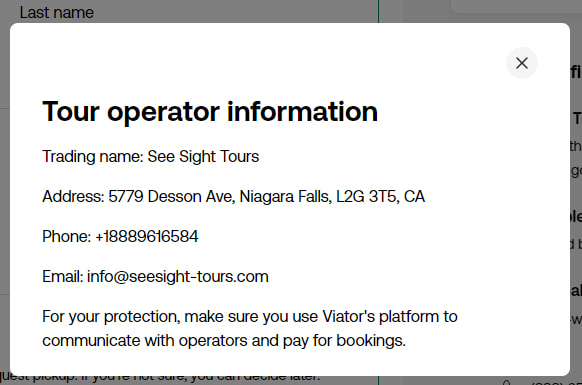 Tour provider for Niagara Falls helicopter tour