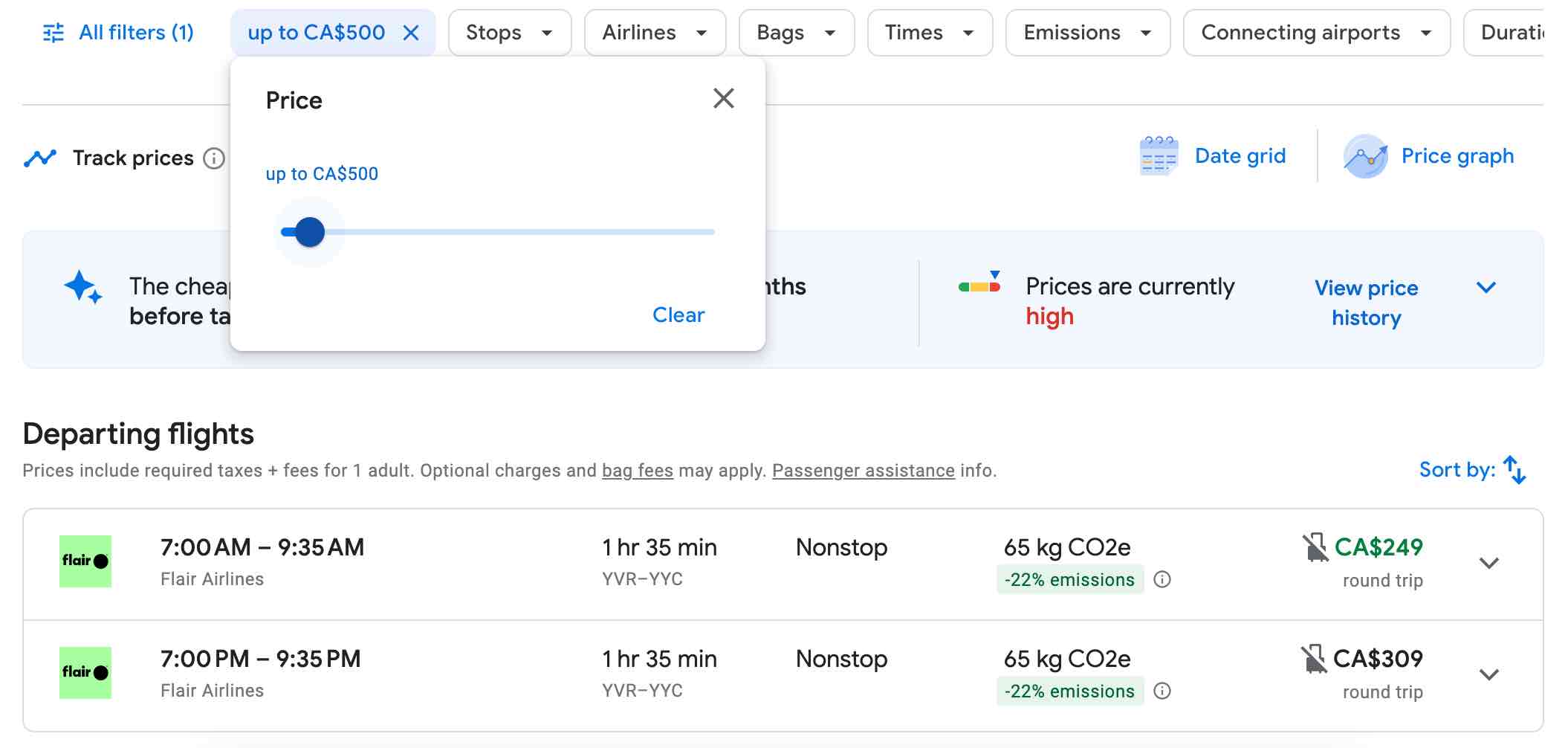 How to use google flights in canada creditcardgenius