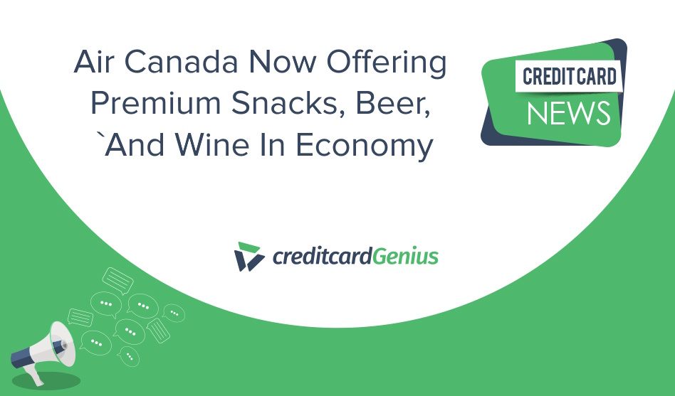 Air Canada Now Offering Premium Snacks, Beer, And Wine In Economy