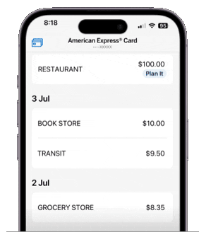 Amex Plan It Journey