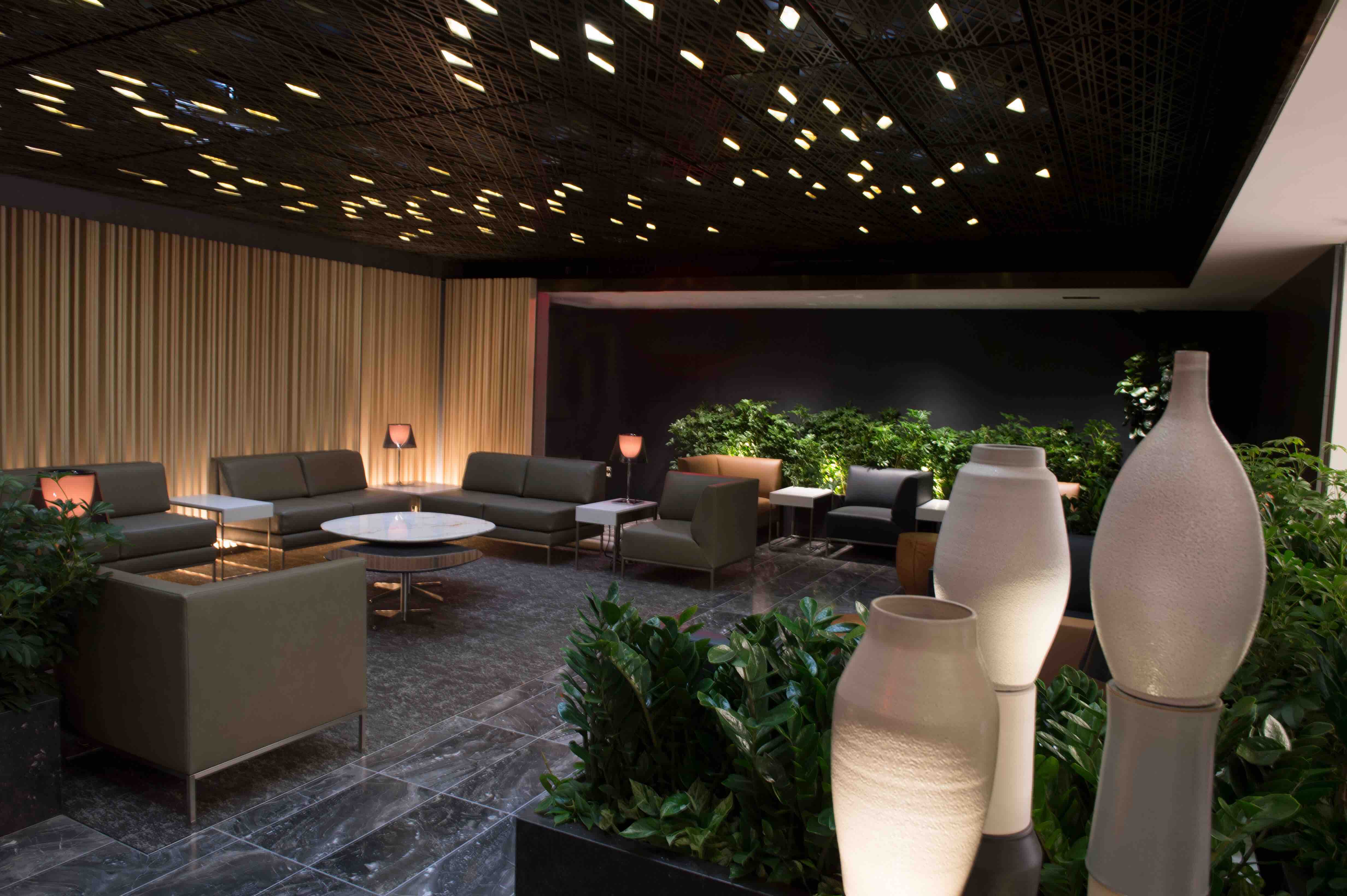 Maple Leaf Lounge in the international area of Montreal airport