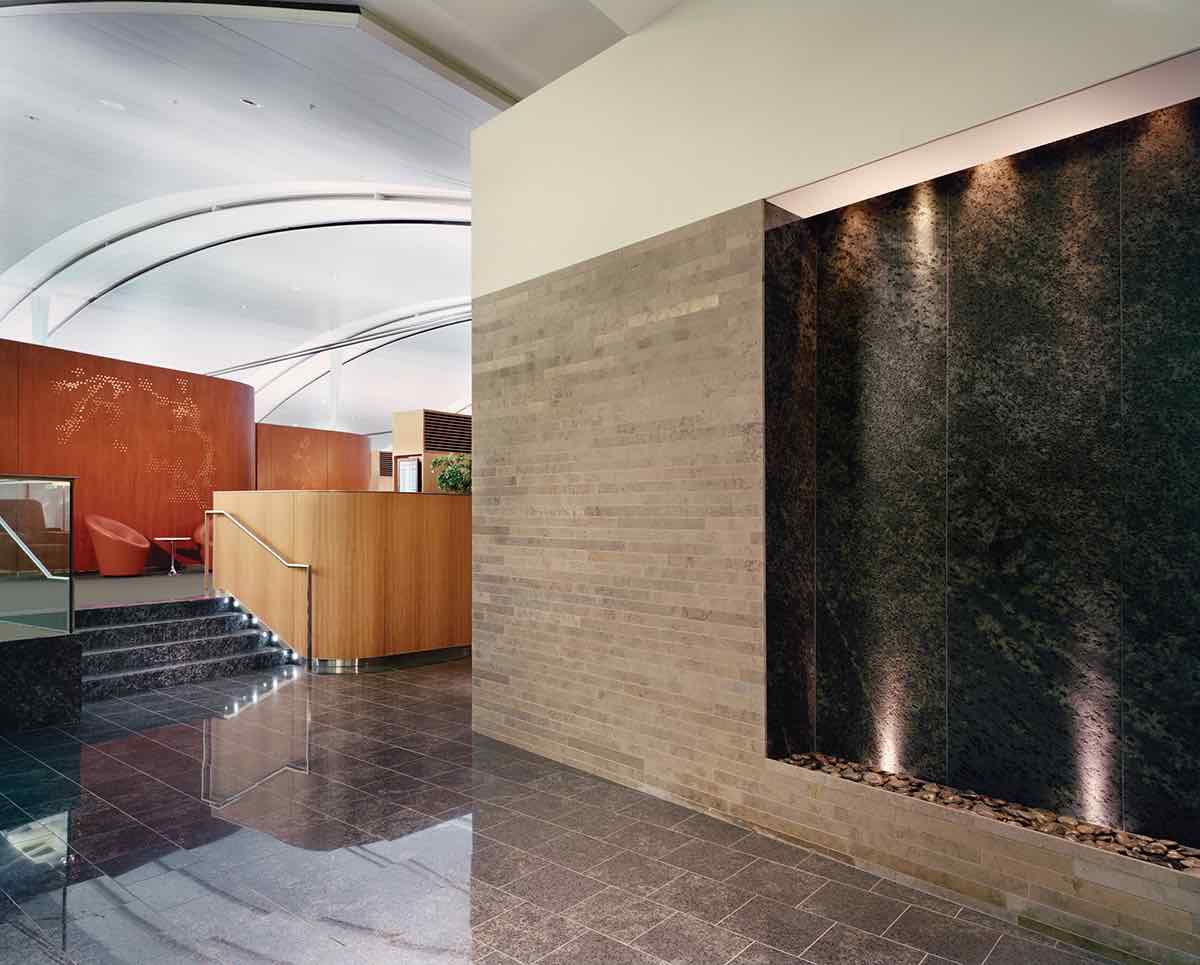 The entry to the Toronto International Maple Leaf Lounge.
