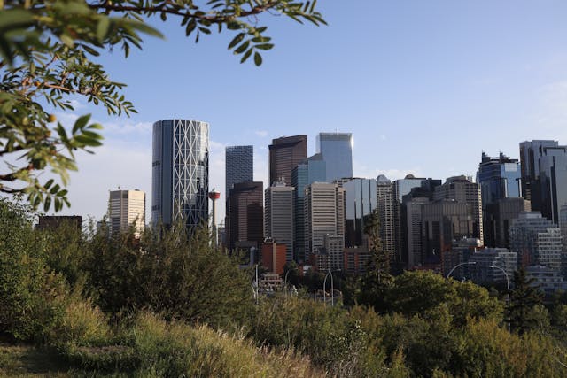 View of the Calgary skyline