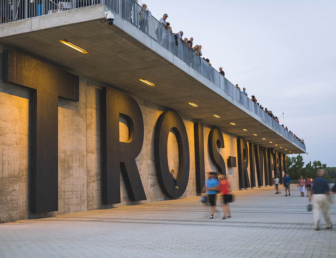 Sign welcoming you to Trois-Rivieres