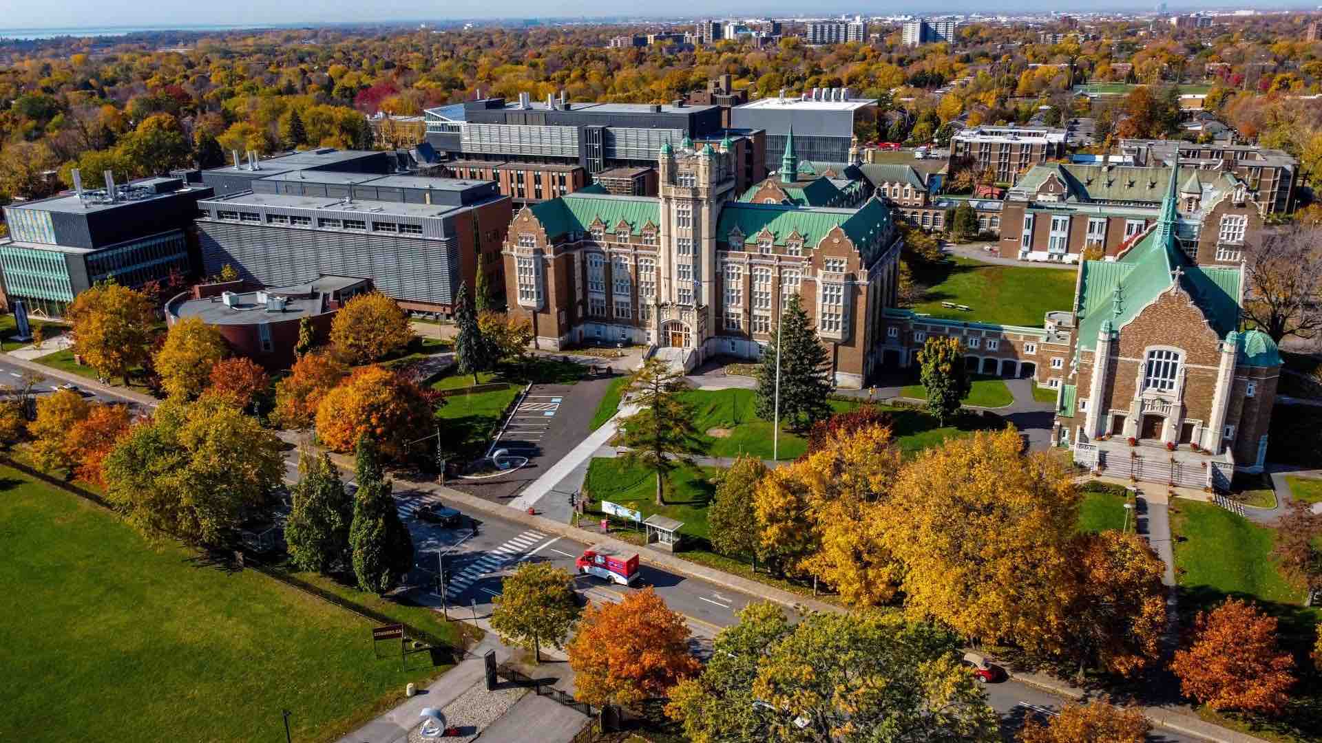 Concordia University campus in Montreal