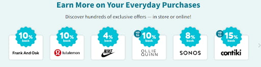 Purchase rewards for Brim Financial
