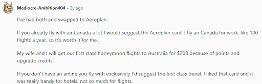 Reddit User Discusses Their Preferred TD Travel Card