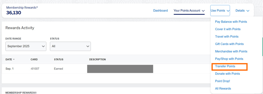 How to transfer Amex Membership Rewards to Marriott Bonvoy