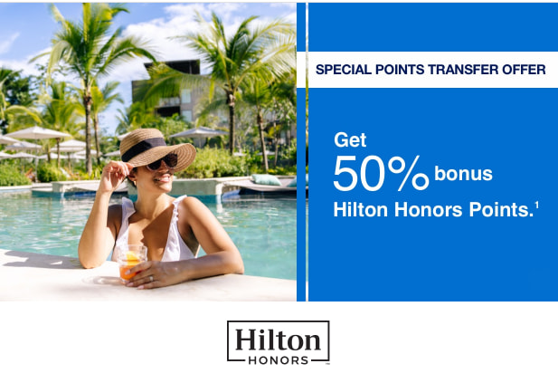 Amex Membership Rewards Hilton Honors transfer bonus