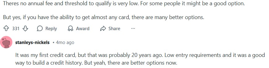 Redditor Comments On Walmart Cards' Eligibility Requirements