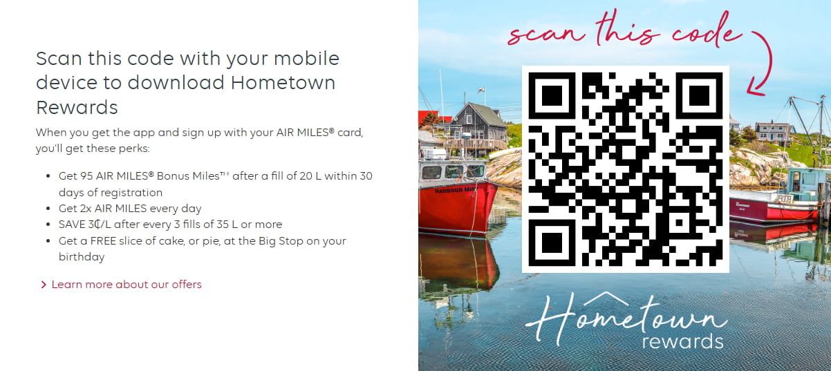 QR Code to the Irving Hometown Rewards App