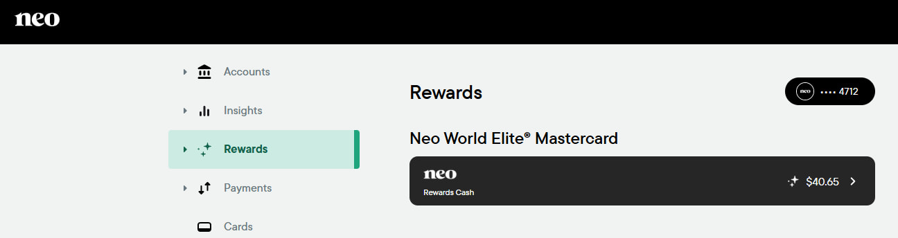 Moving Neo cash back to high interest savings