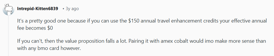 Redditor Says The National Bank World Elite Mastercard Has Great Travel Credit