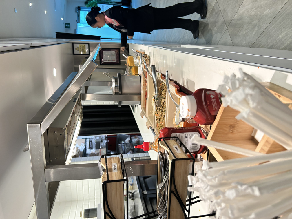 Buffet at the Plaza Premium Lounge Transborder Toronto Airport