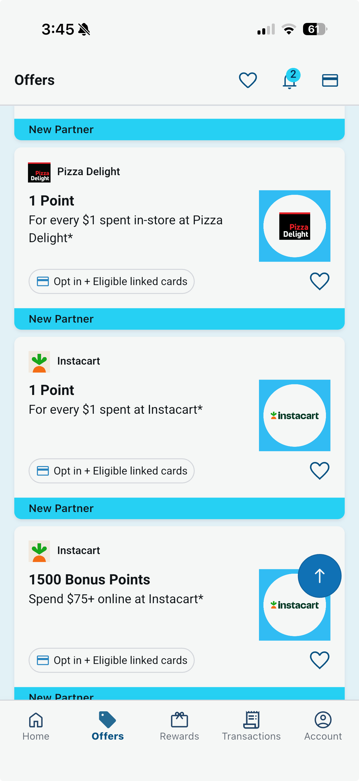Blue Rewards Bonus Offers