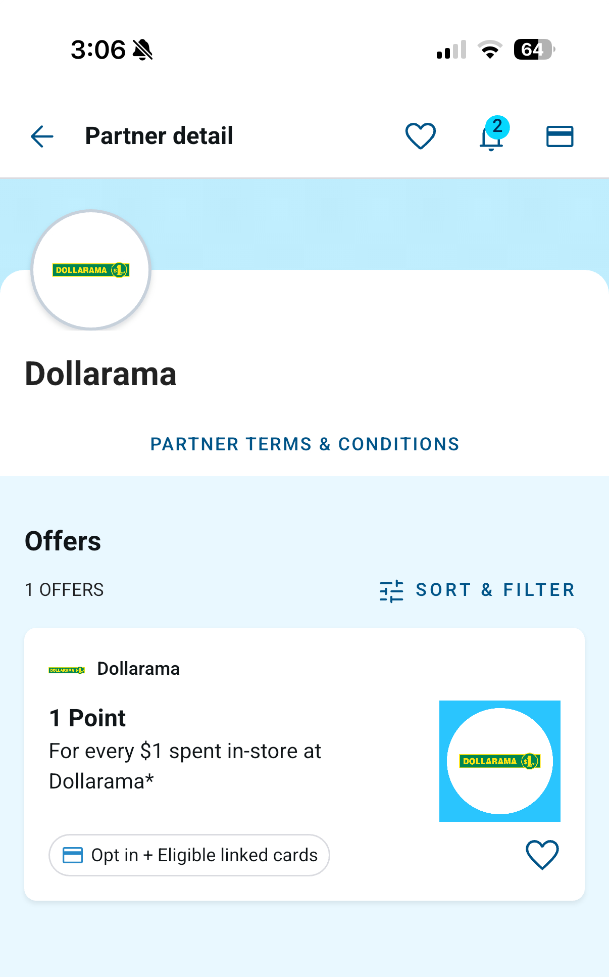 Dollarama Partner Offer with Blue Rewards