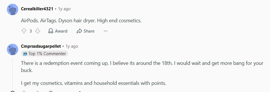 Reddit User Redeems PC Optimum Points for Airpods